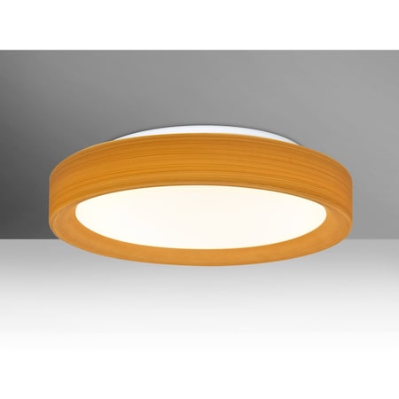 Besa Lighting Pella 16 Ceiling, Oak, 1x24W LED PELLA16OKC-LED